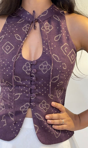 Mulberry Halter Top