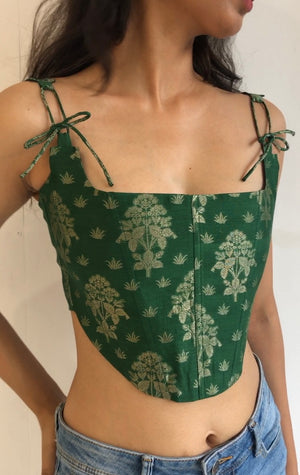 Lolita Banarasi Brocade Corset