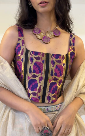 Purple Autumn Corset