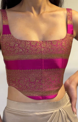 Fuchsia Corset