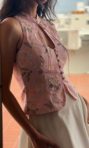 Pink Mist Halter Top