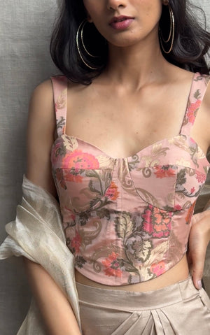 Peach Blossom Bustier