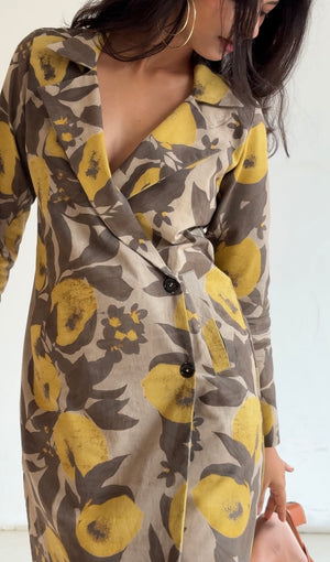 Moss And Gold Blazer Dress