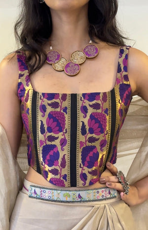 Purple Autumn Corset