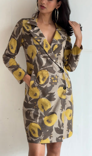 Moss And Gold Blazer Dress