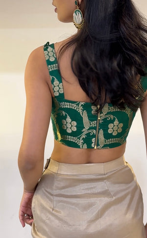 Leela Banarasi Brocade Corset