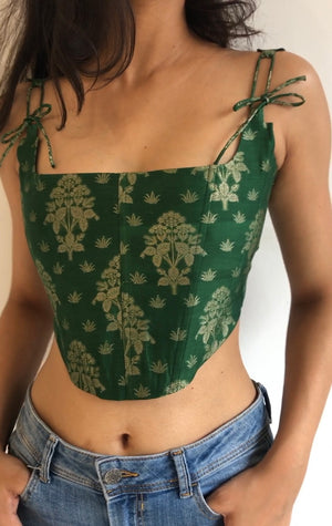 Lolita Banarasi Brocade Corset