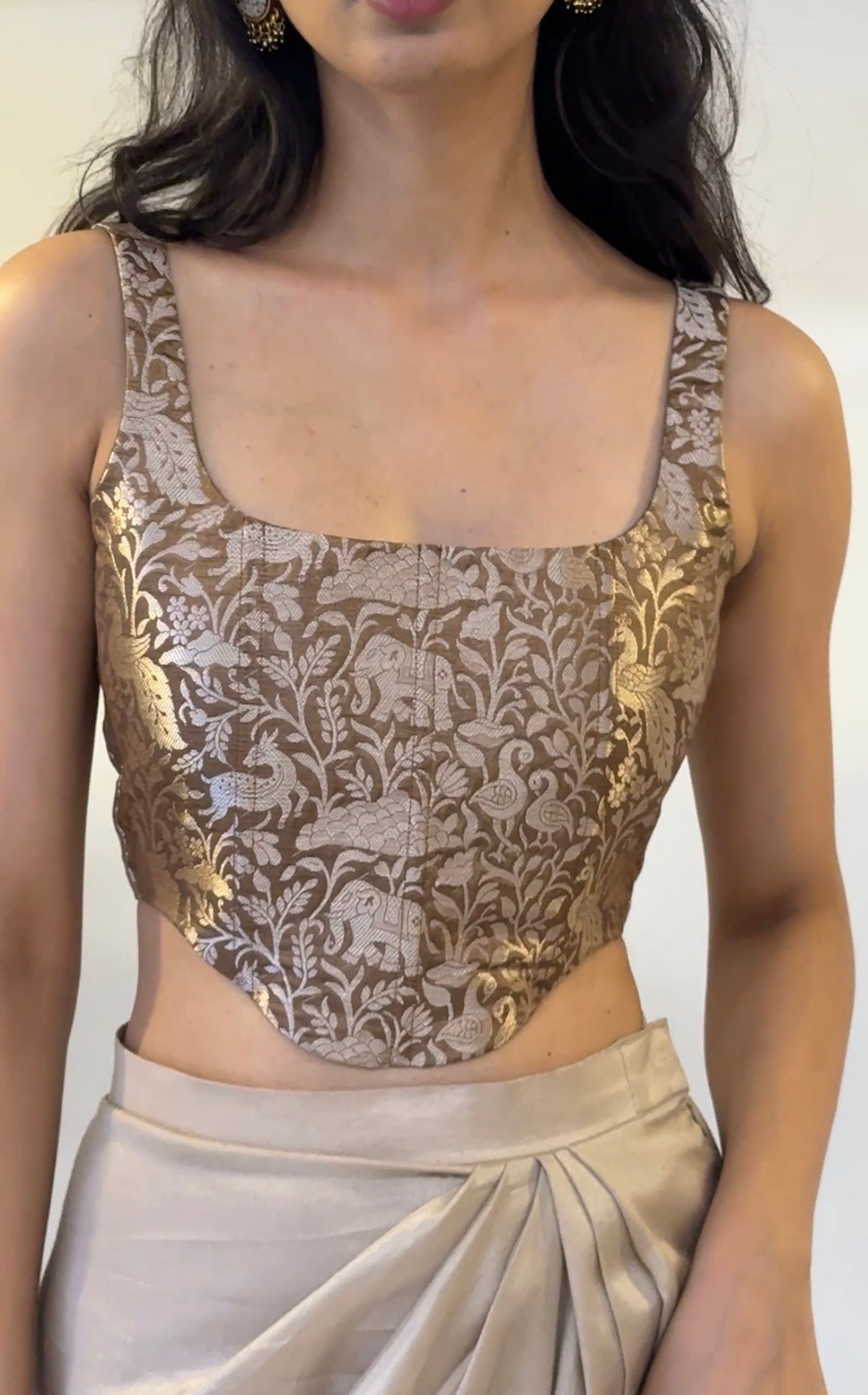 Hazel Brocade Corset