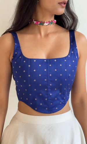 Royal Blue Corset