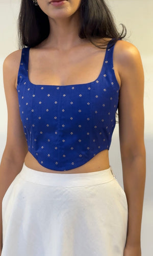 Royal Blue Corset