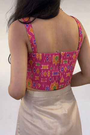Pink Patola Bustier