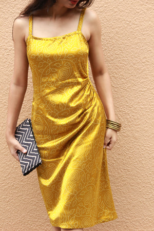Golden Hour Silk Dress
