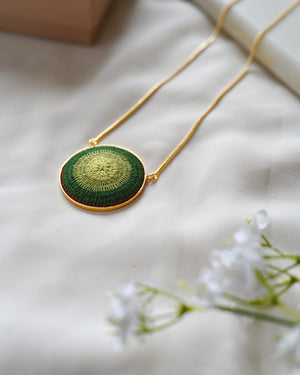 Olive Ombre Pendant By Solayi