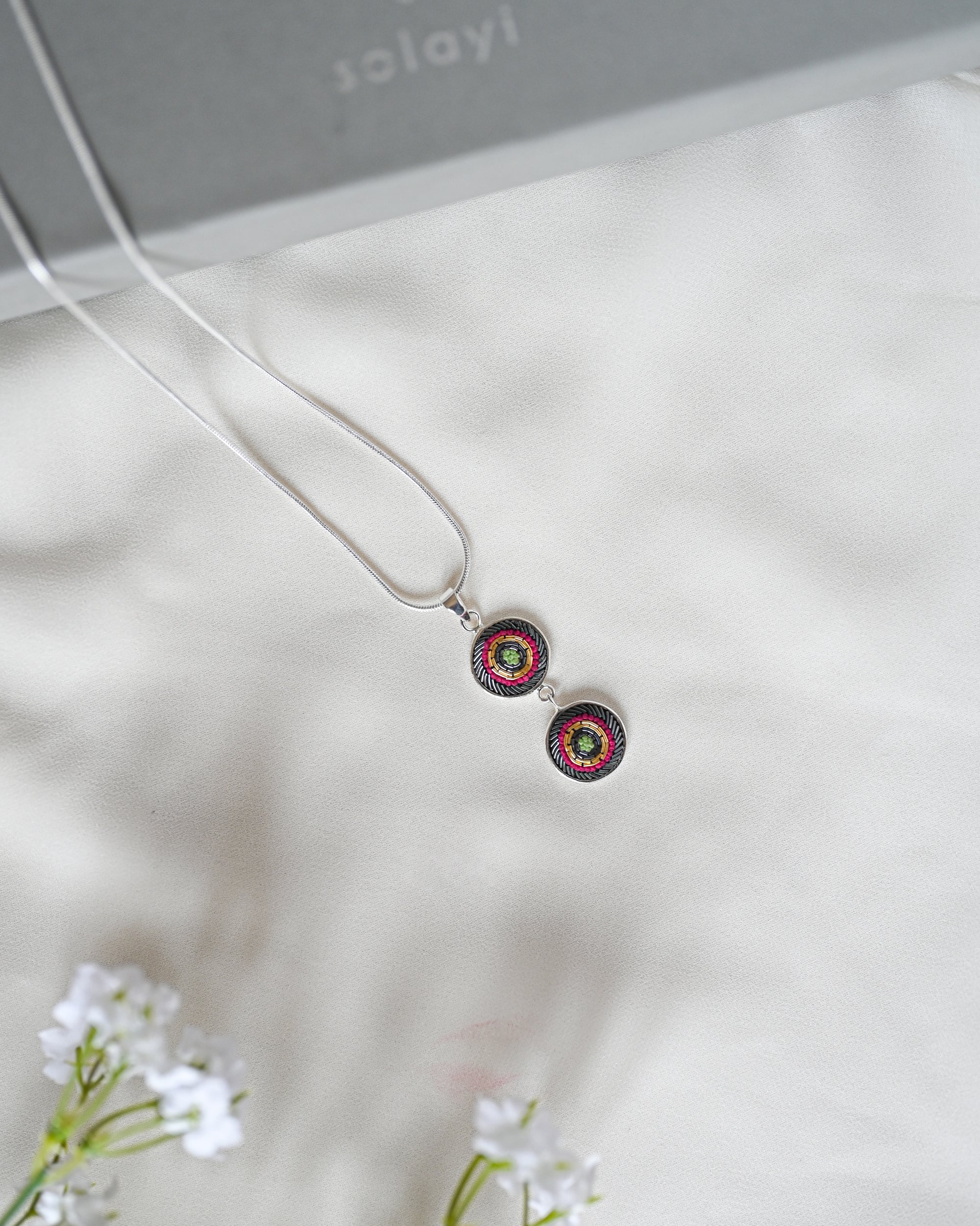 Polka Multi Colored Pendant By Solayi