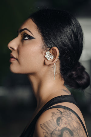 TARKASHI Earcuff with Danglers by BAKA