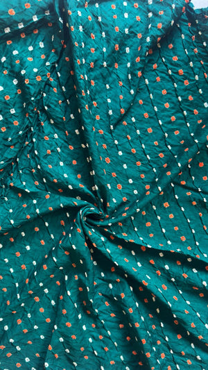 Handcrafted Bandhani Fit & Flare Dress