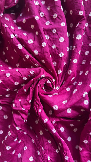 Handcrafted Bandhani Fit & Flare Dress