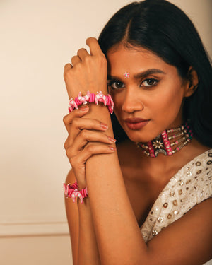 Khub Bhalo (Pink) Bangle