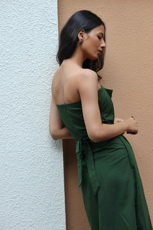 Meadow Corset Midi Dress