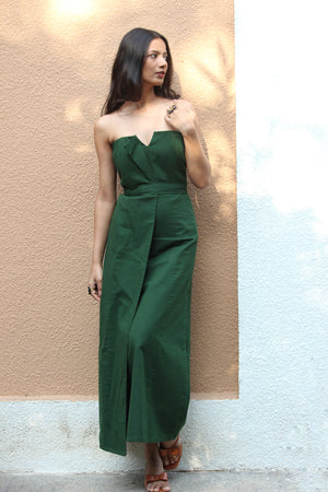 Meadow Corset Midi Dress