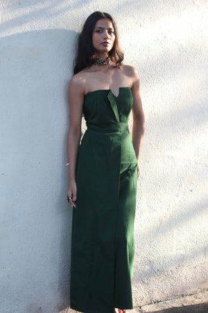 Meadow Corset Midi Dress