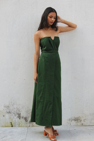 Meadow Corset Midi Dress