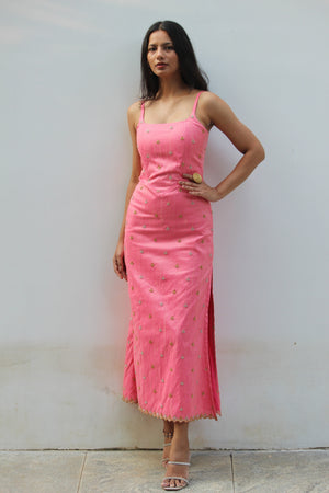 Blush Pink Bodycon Corset Dress