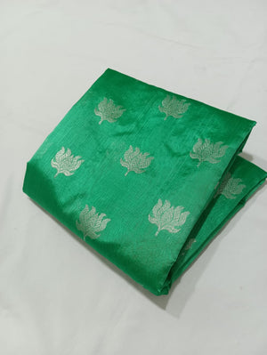 Green Lotus Silk Saree