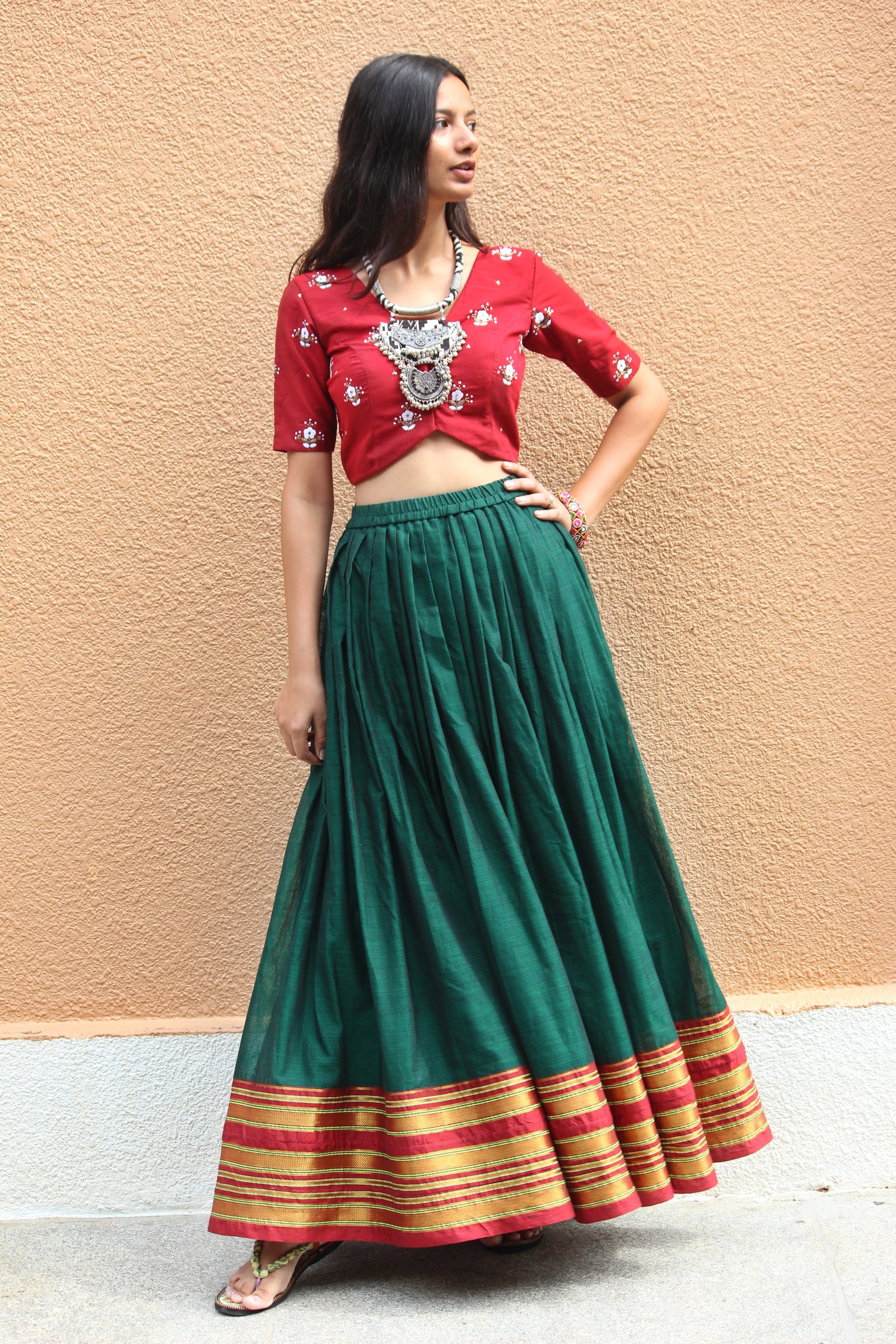 Emerald Berry Lehenga