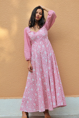 Pastel Pink Maxi Dress