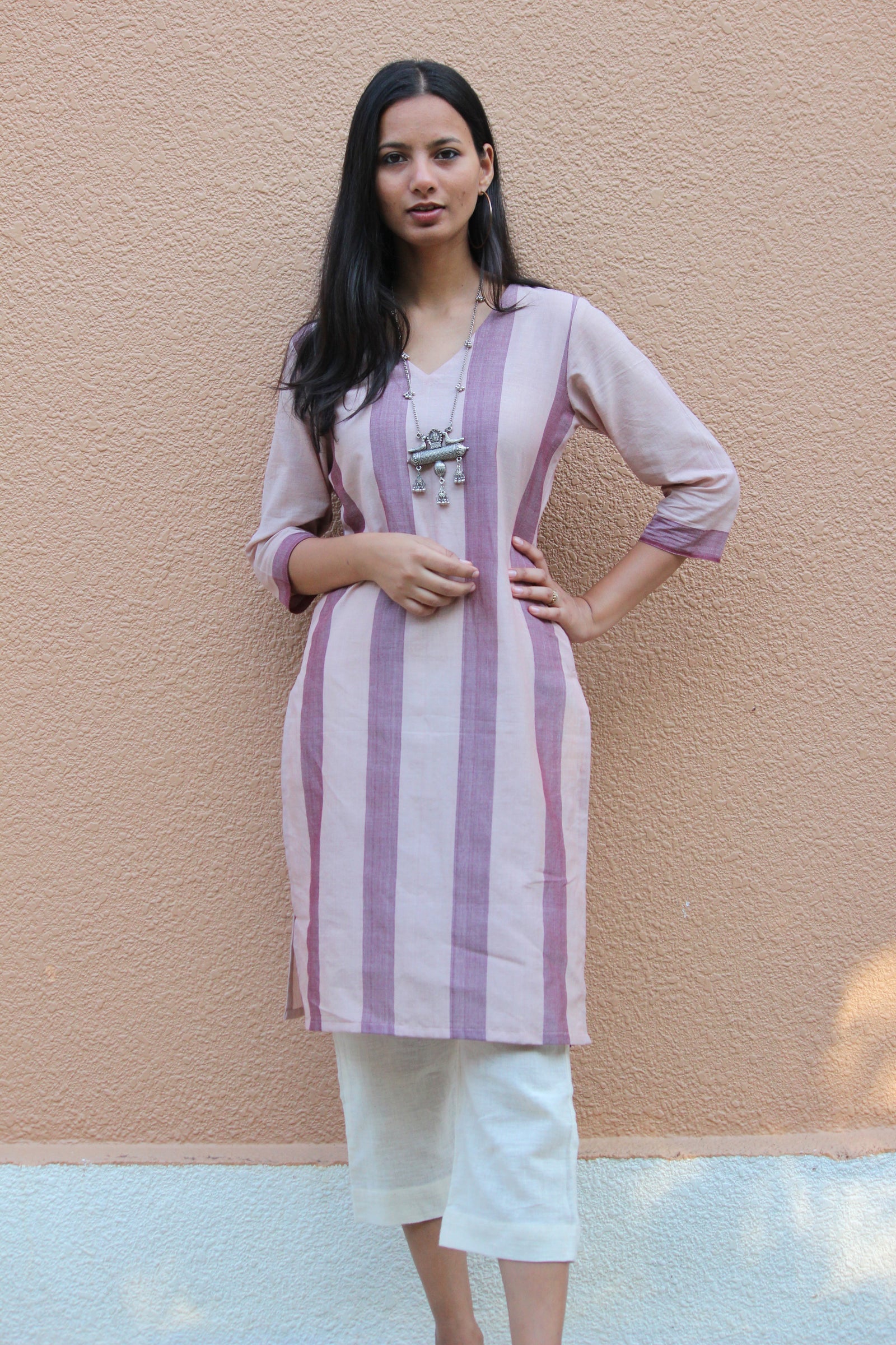 Mauve Kurta