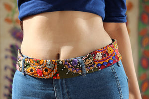 Kutch Hand Embroidered Belt By Qurcha