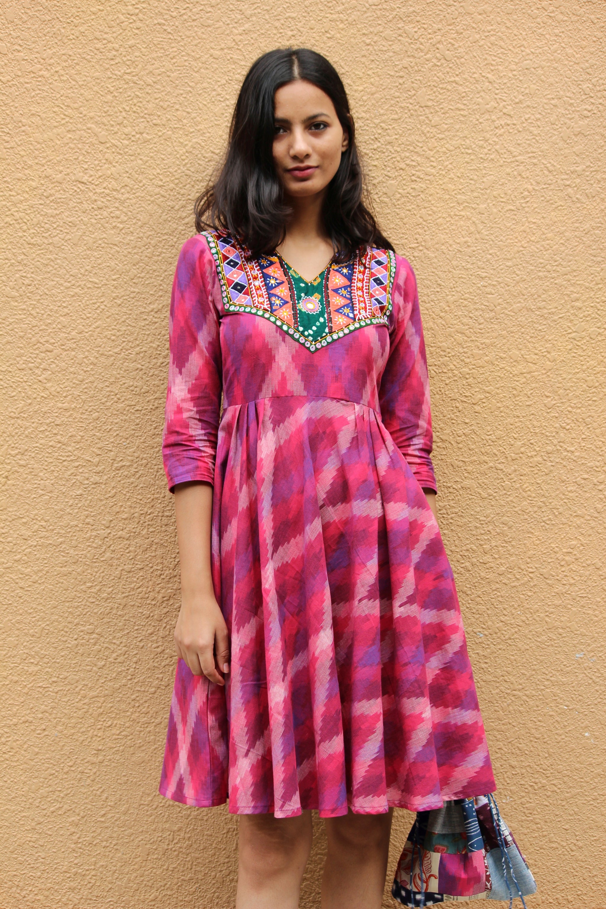 Carnival Ikat Dress - Mogra Designs Carnival Ikat Dress - Mogra Designs