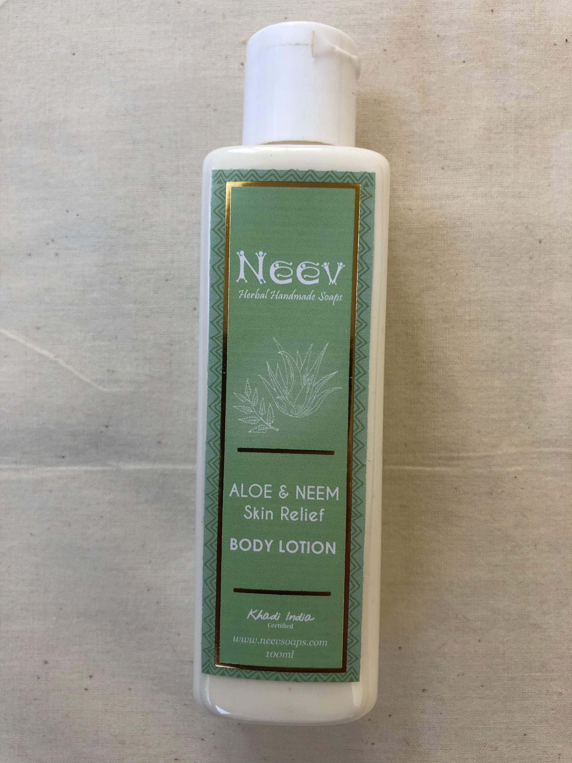 Aloe and Neem Skin Relief Body Lotion By Neev