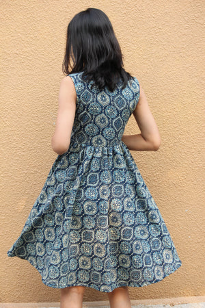 Indigo Mosaic Dress