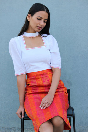 Candy Corn Top and Skirt Set