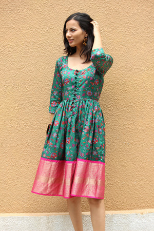 Bagh Kanjivaram Silk Dress