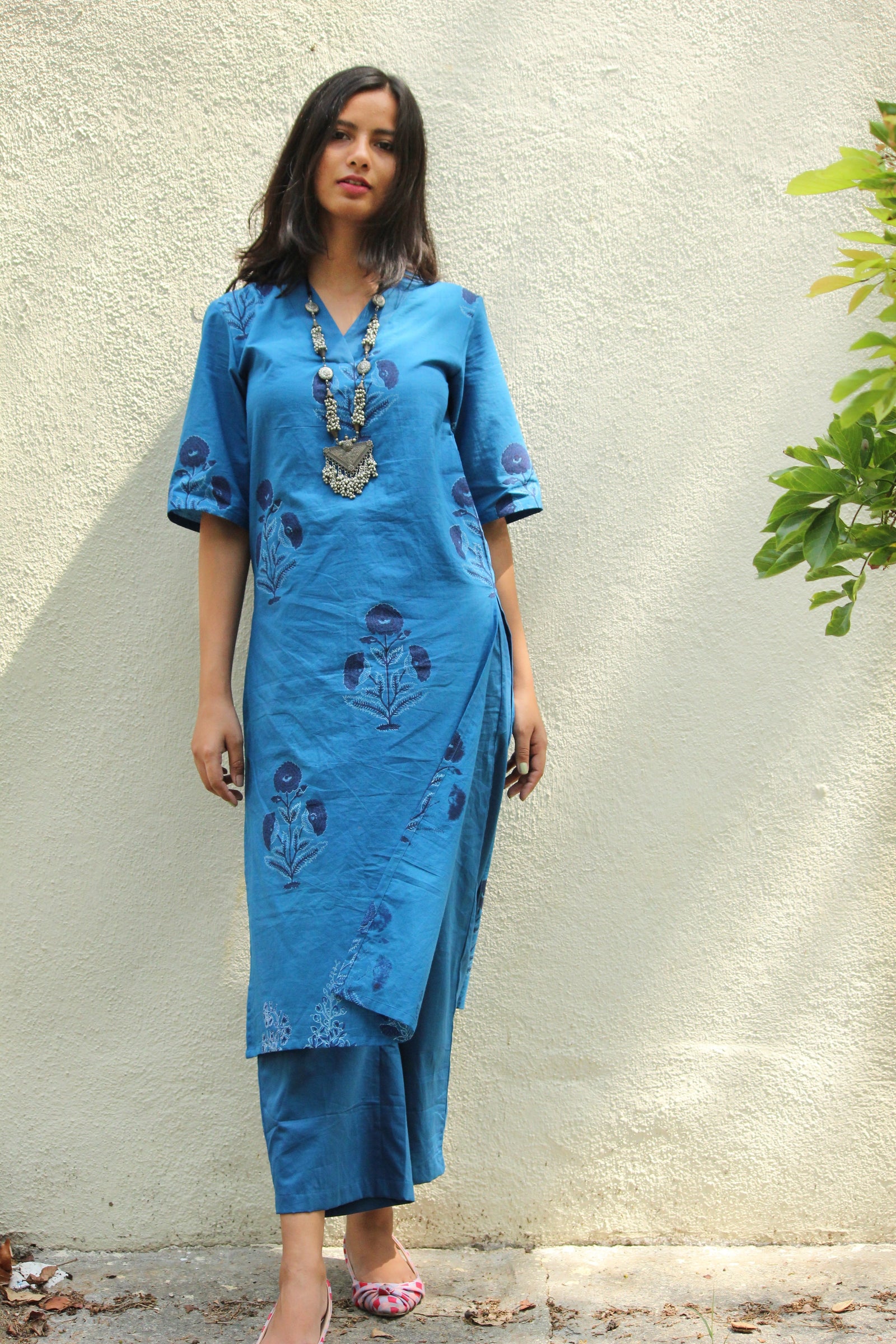 Gulzar Dress Over Pants Set