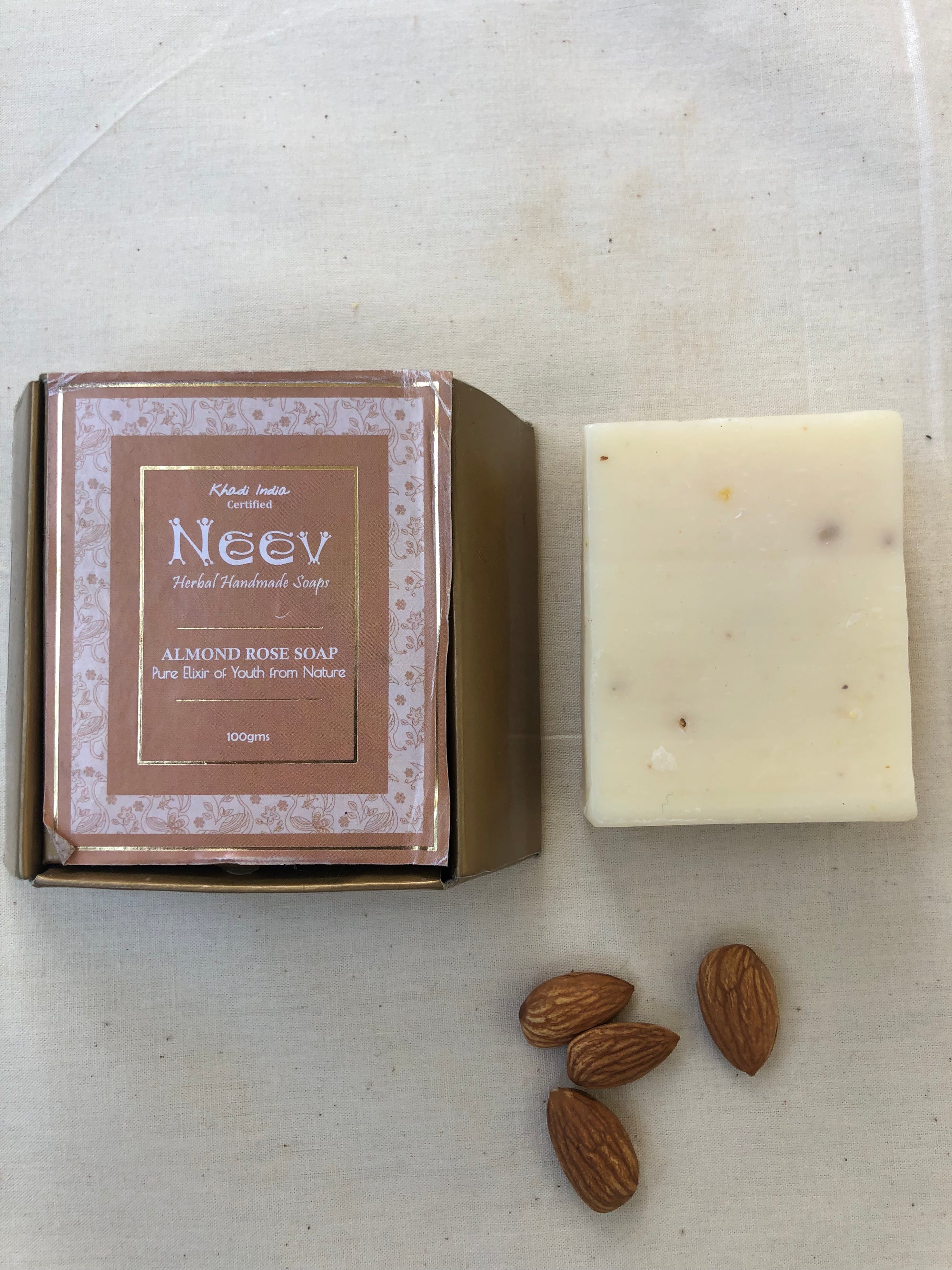 Almond Rose Soap By Neev