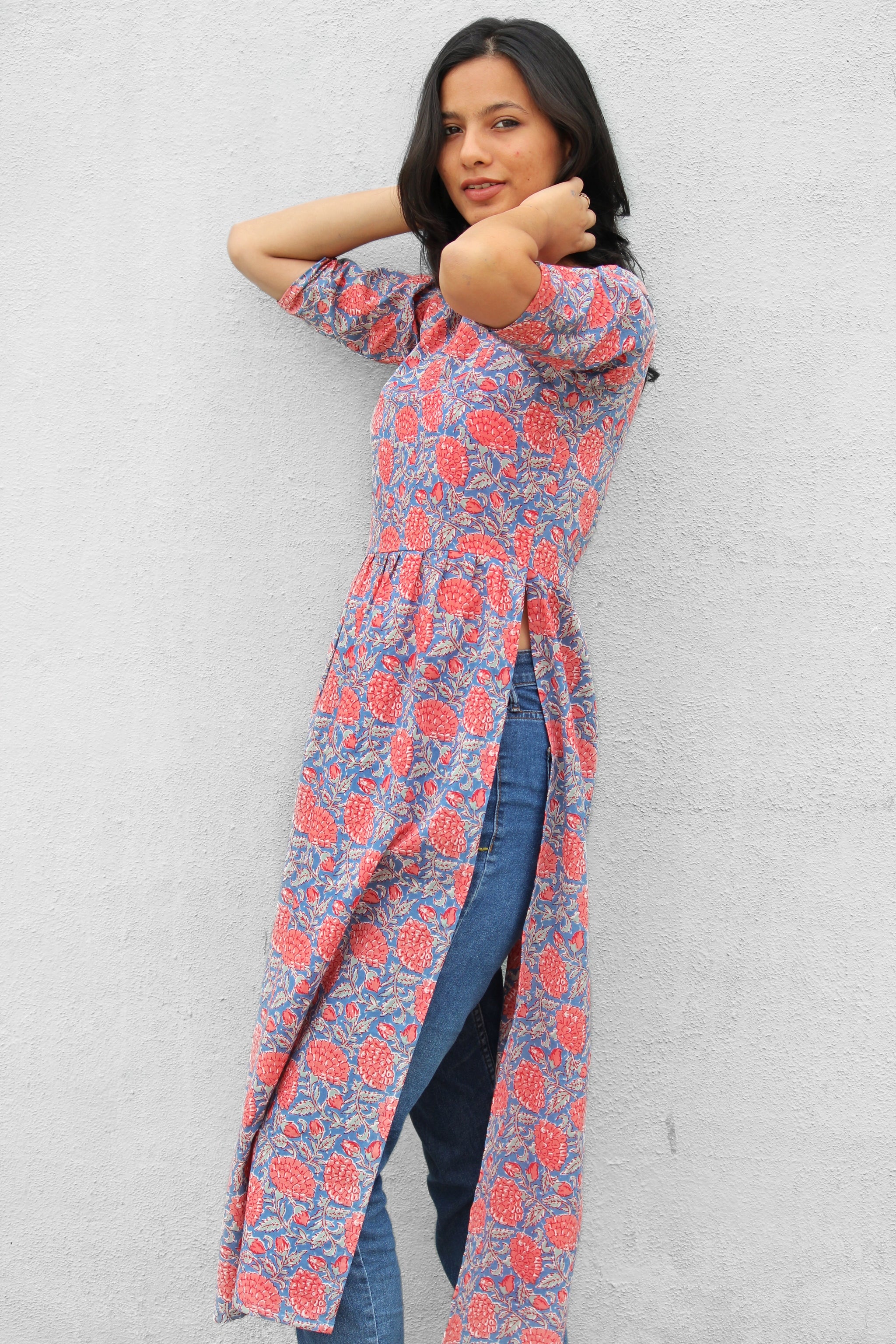 Side slit maxi top Clearance