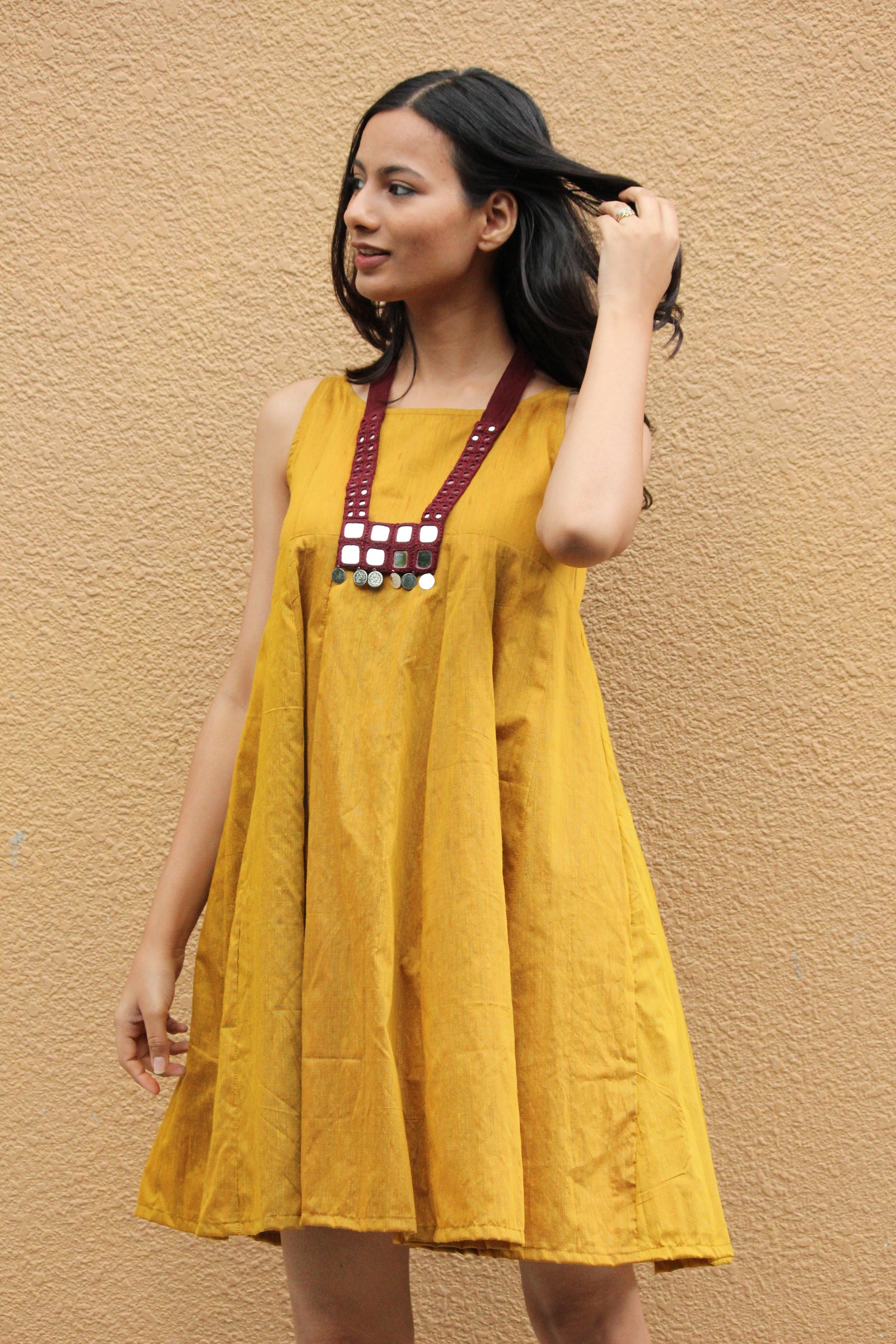 Marigold Swing Dress