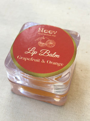Grapefruit and Orange Lip Balm By Neev