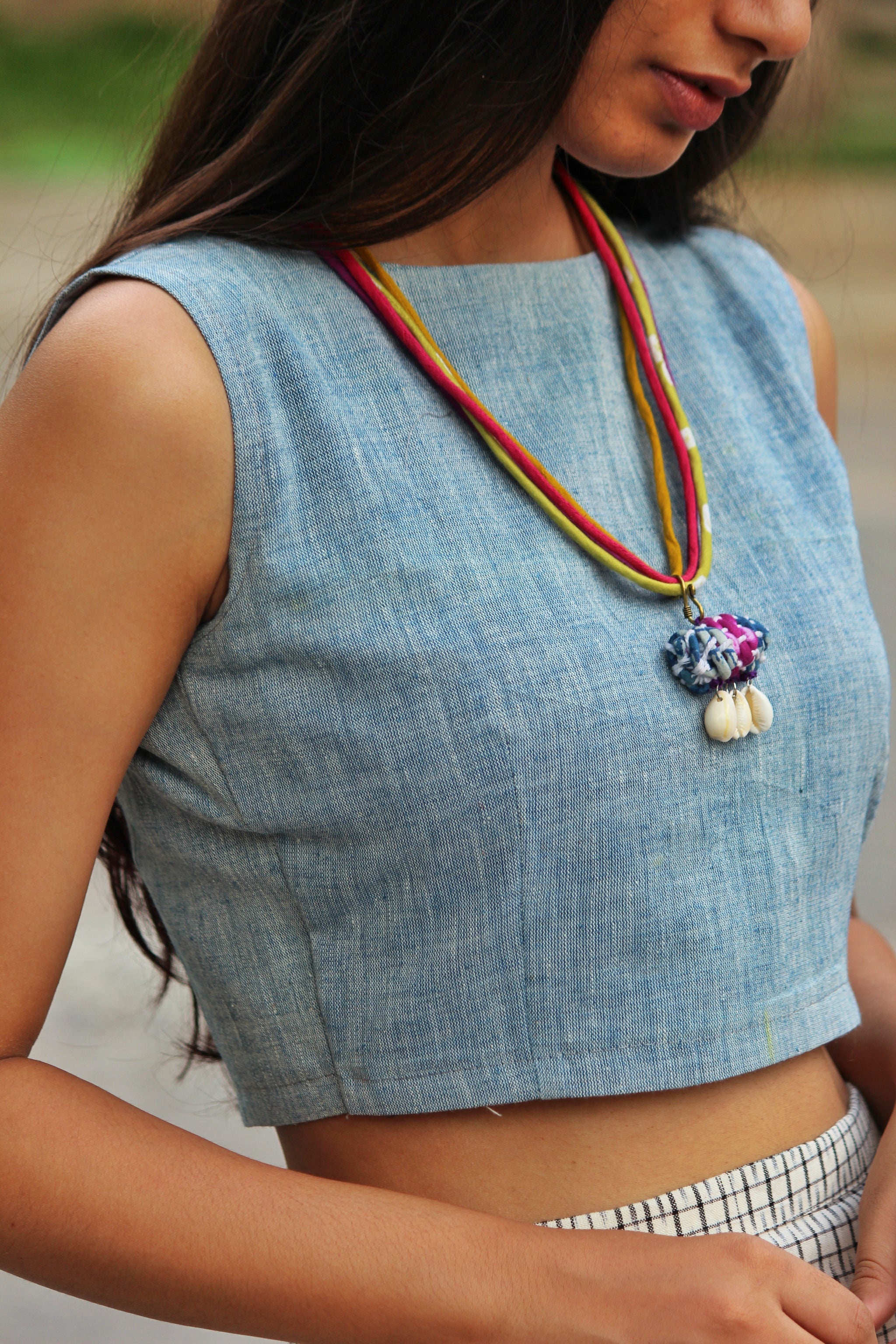 Kala Cotton Sleeveless Blouse Mogra Designs - Main Image